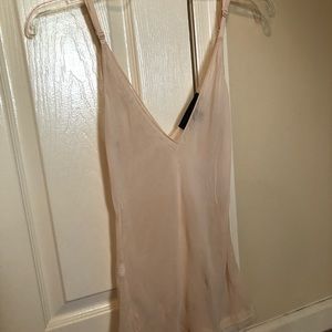 Express XS see thru lace top